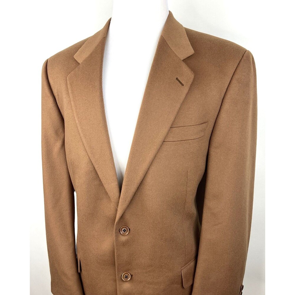Kilgour French Stanbury X Loro Piana Mens Cashmere 43R Sport Coat Blazer Brown